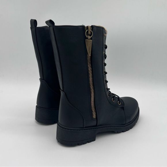 SEVEN 7 Mr. Zipper Women’s Combat Boot Black Size 7 - Picture 11 of 14